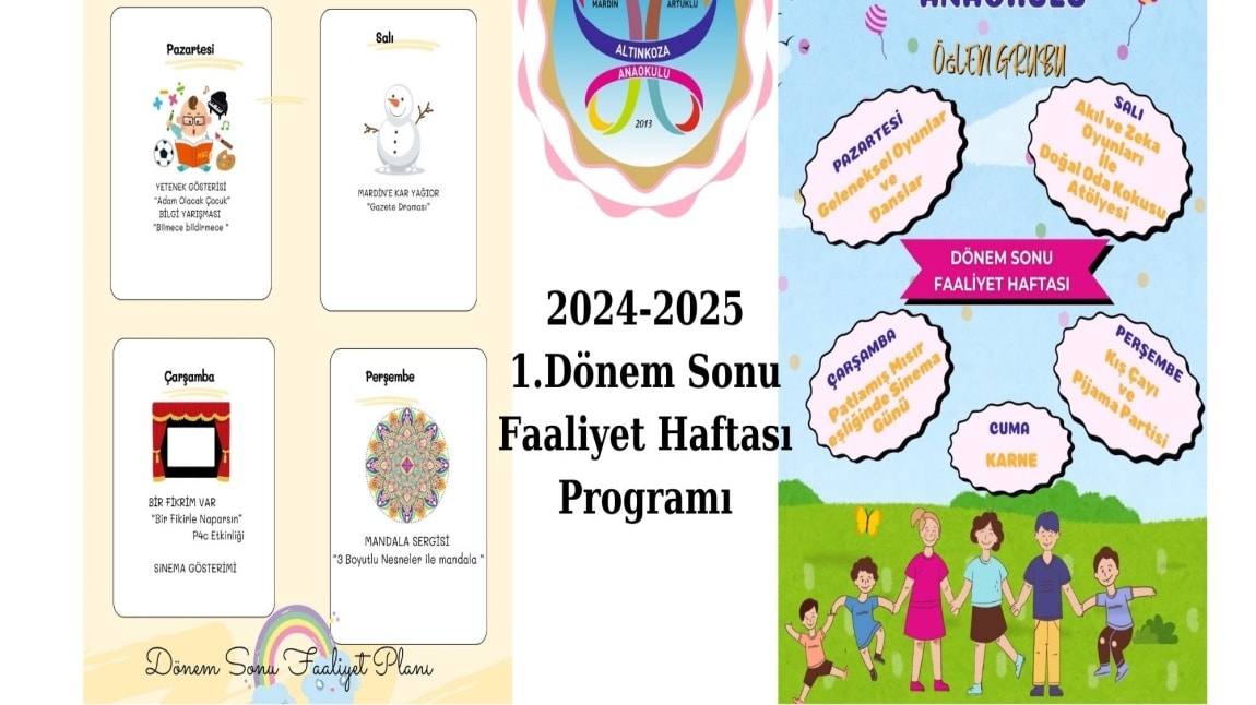 DÖNEM SONU FAALİYET HAFTASI